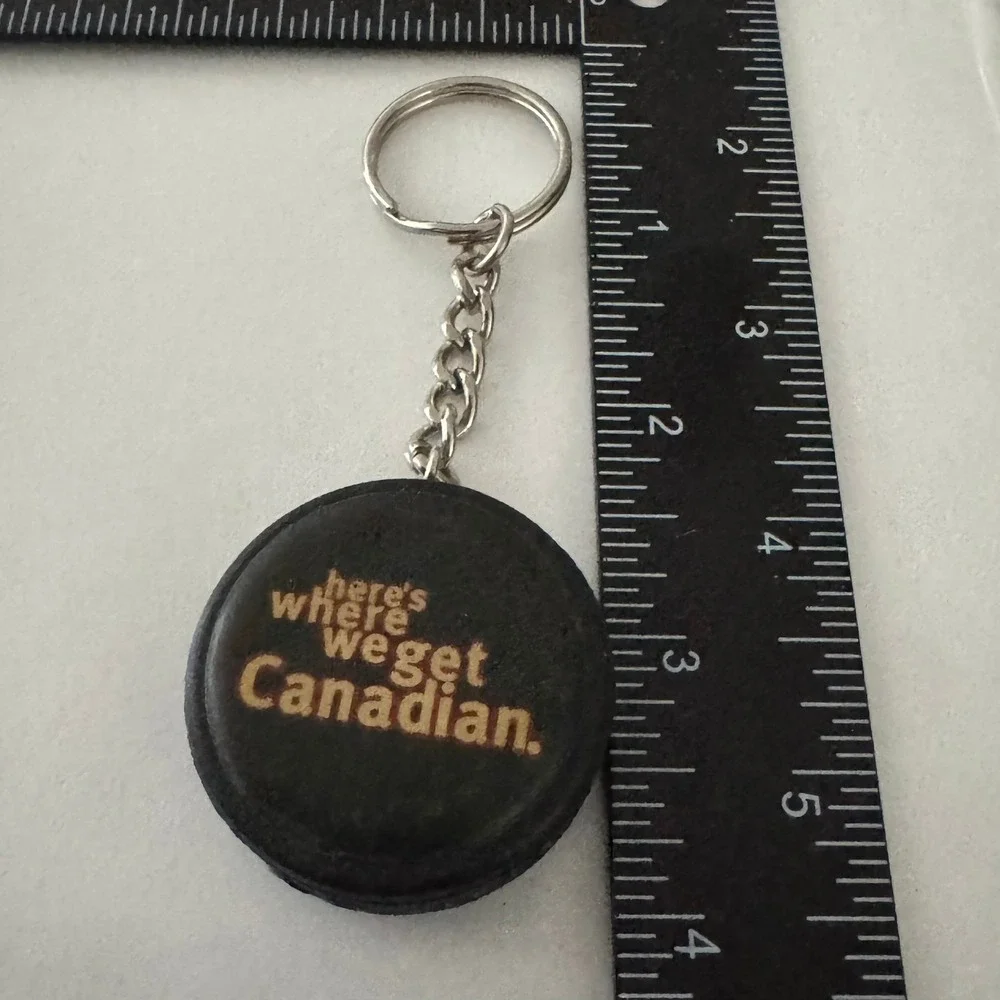 Molson Canadian Hockey Puck Keychain‎ 